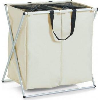 Tubo de Carga de Ropa Sucia Zeller 59x38x57 cm – Diseño Beige