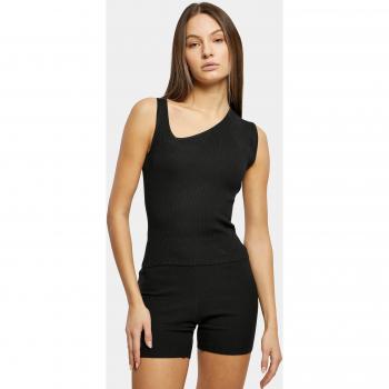 Asymmetrisches Damen-Top aus Rippstrick von Urban Classics