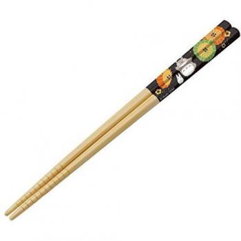 Totoro‑Inspired Bamboo Skaters – 21 cm Green Dining Chopsticks