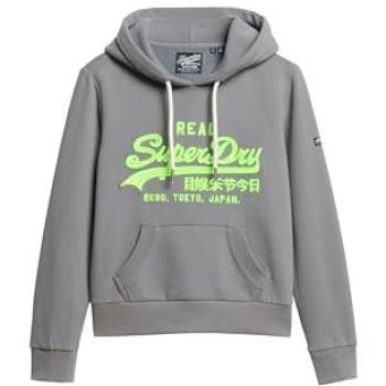Superdry Neon Logo Hoodie – Vintage Look für Frauen