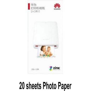 Imprimante photo Huawei Zink portable 2x3 pouces, 6000 paquets de 20 feuilles CV80