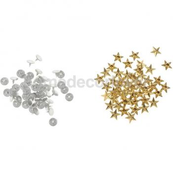 Gold Star Snap Studs Set for DIY Leathercraft