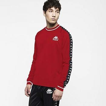 Kappa Herren Shirt Aneat, rot, M