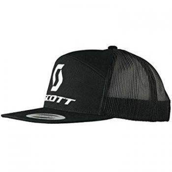 Cappellino da baseball Snapback SCOTT per adulti unisex, nero/bianco