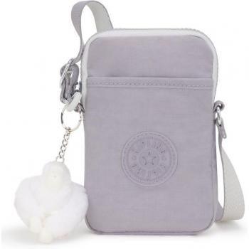 Bolso para móvil gris Kipling Tally con cremallera