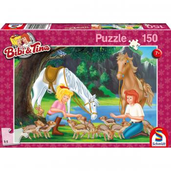 Am Steinbruch, Puzzle 150 Teile BIBI & TINA