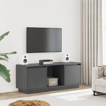 VidaXL TV Kabinet – Šedá, Borová masiva 110,5 × 35 × 44 cm