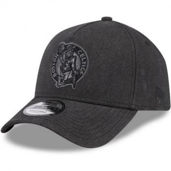 New Era NBA Trucker Cap – Boston Celtics – A‑Frame – Leinen – One Size – Schwarz