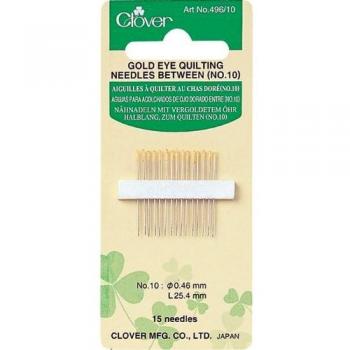 Clover Gold Eye Needles for Quilting