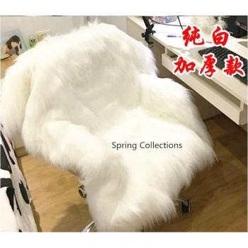 DIY Decor Thickened White Faux Fur Fabric