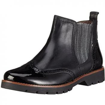 Jana Stiefeletten 25400-27/001, Schwarz