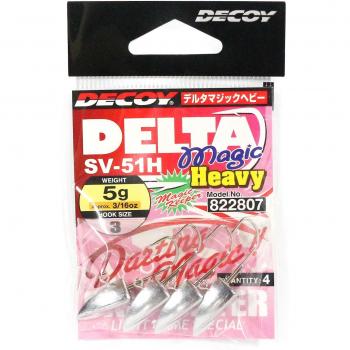 Decoy SV‑51H Jig Head Delta Magic Heavy Misura 3, 3/16 oz (2807)