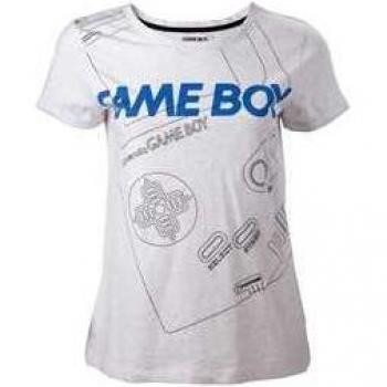 Tee donna Nintendo Game Boy colore grigio S