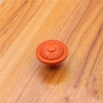 32MM Colorful Ceramic Round Stripe Wardrobe Handles