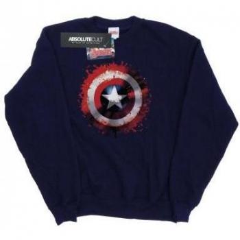 Sweatshirt Avengers Filles 12-13 Captain America bleu marine