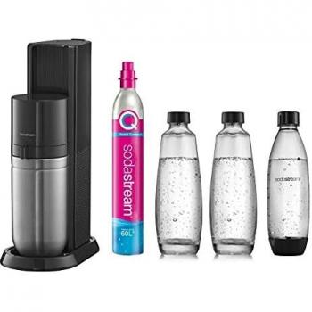 SodaStream DUO Negro, Acero inoxidable 1016813490