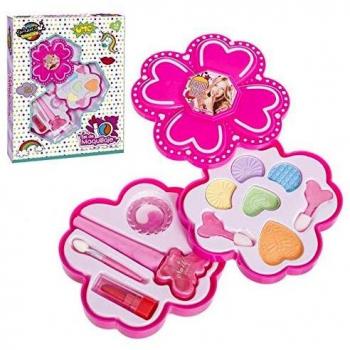 Estuche de maquillaje con dos niveles