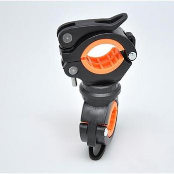 Two-Way LED Flashlight Mount for Bicycles