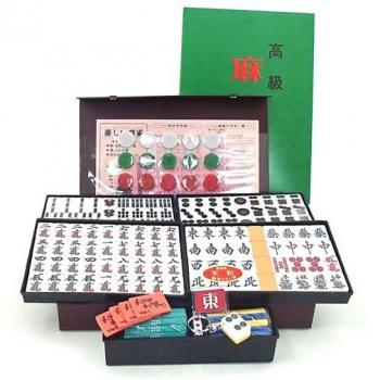 Tenwa Handmade Yellow Mahjong Tiles (with Sticks)