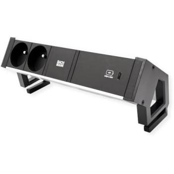 Bachmann Station 2×UTE 1×C 60W Aluminium Sombre