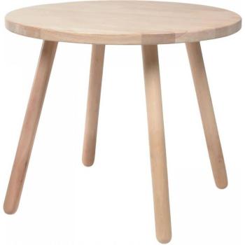 Tavolo rotondo Kave Home per bambini in legno e gomma Dilcia Ø 55 cm