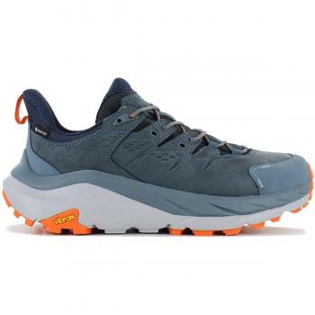 HOKA Kaha 2 Low GTX Men's Hiking Shoes Leather Blue