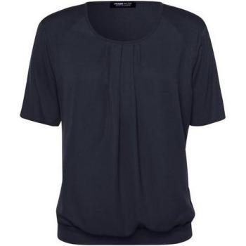 FRANK WALDER Stilvolles Blusenshirt im Materialmix