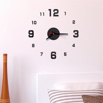 Horloge Murale Calme 3D Chiffres Romains