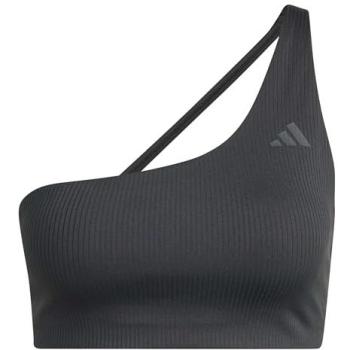 Optime Ribbed Workout Sports Bra (Black) – adidas