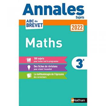 Annales Brevet 2022 Maths