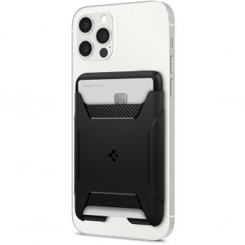 Spigen Svart Korthållare Rugged Armor MagSafe
