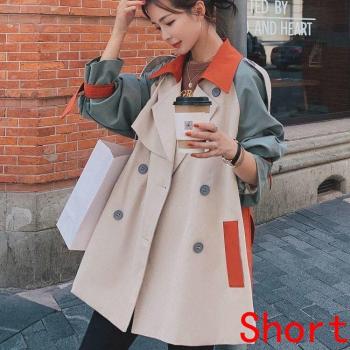 Veste trench femme, hiver et automne, en coton, tendance décontractée et vintage, longue