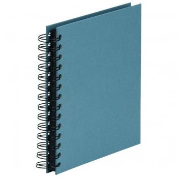 S.O.H.O. Denim Fotoalbum Wire-O 60 Seiten 180x180mm Schwarz