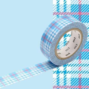 Nastro Decorativo Tartan Blu 1,5 cm per 7 m