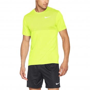 Camiseta Nike M Nk Znl Cl Relay Ss, Manga Corta, Hombre, Amarillo