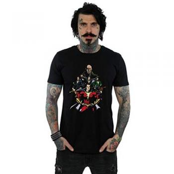 Shazam Team Up – Camicia Nero L Maschio