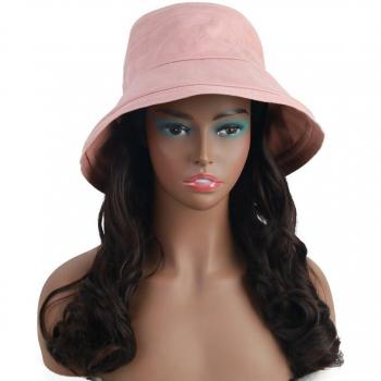 Perruque Synthétique 14” – Chapeau Ajustable pour Filles Outdoor