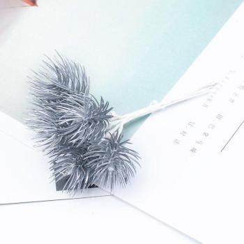 6-Piece Pine Needle Christmas Craft Set for Weddings and Events