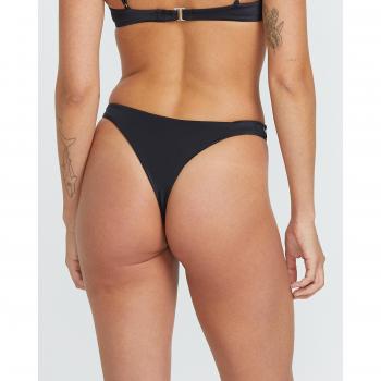 Tiny Seamless Bikini Bottom for Women – Volcom Black Edition