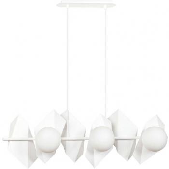 Drifton Emibig Plafoniera sospensione bianca, 6 lampadine E14