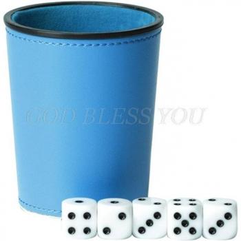 Copa de Dados con Caja de Cuero PU