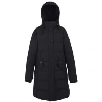 Regatta Black Eryn 10” Hooded Baffler Jacket – Women's Size