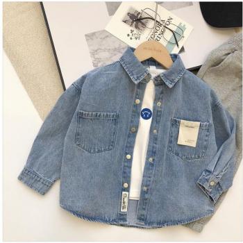Chaqueta de jean para niños y niñas, abrigo ligero, 3-14 años