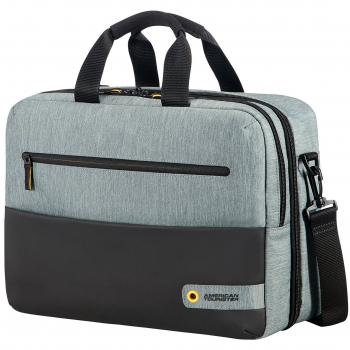 American Tourister 40 cm Durchläufer mit Handtaschenhalter, 19,5 L, Black/Grey