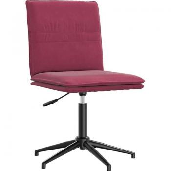Sedia di Design Rosso Vino Velluto Vidaxl