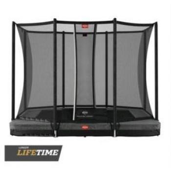 Cama elástica Inground Berg Ultim Favorit 280 + red de seguridad gris
