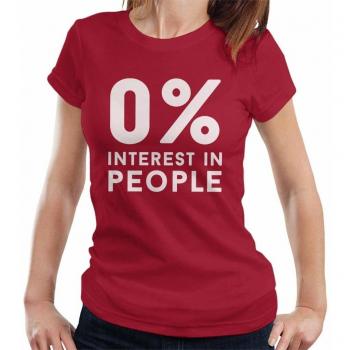 Cherry Red “No Cost” Womenswear Tee
