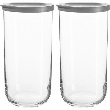 1.4L Duo Glass Storage Jars