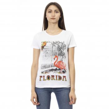 Elegantes Weißes T-Shirt mit trendigem Design