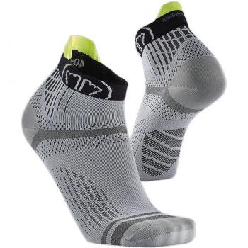 Meias Sidas Run Feel Cinza Lima